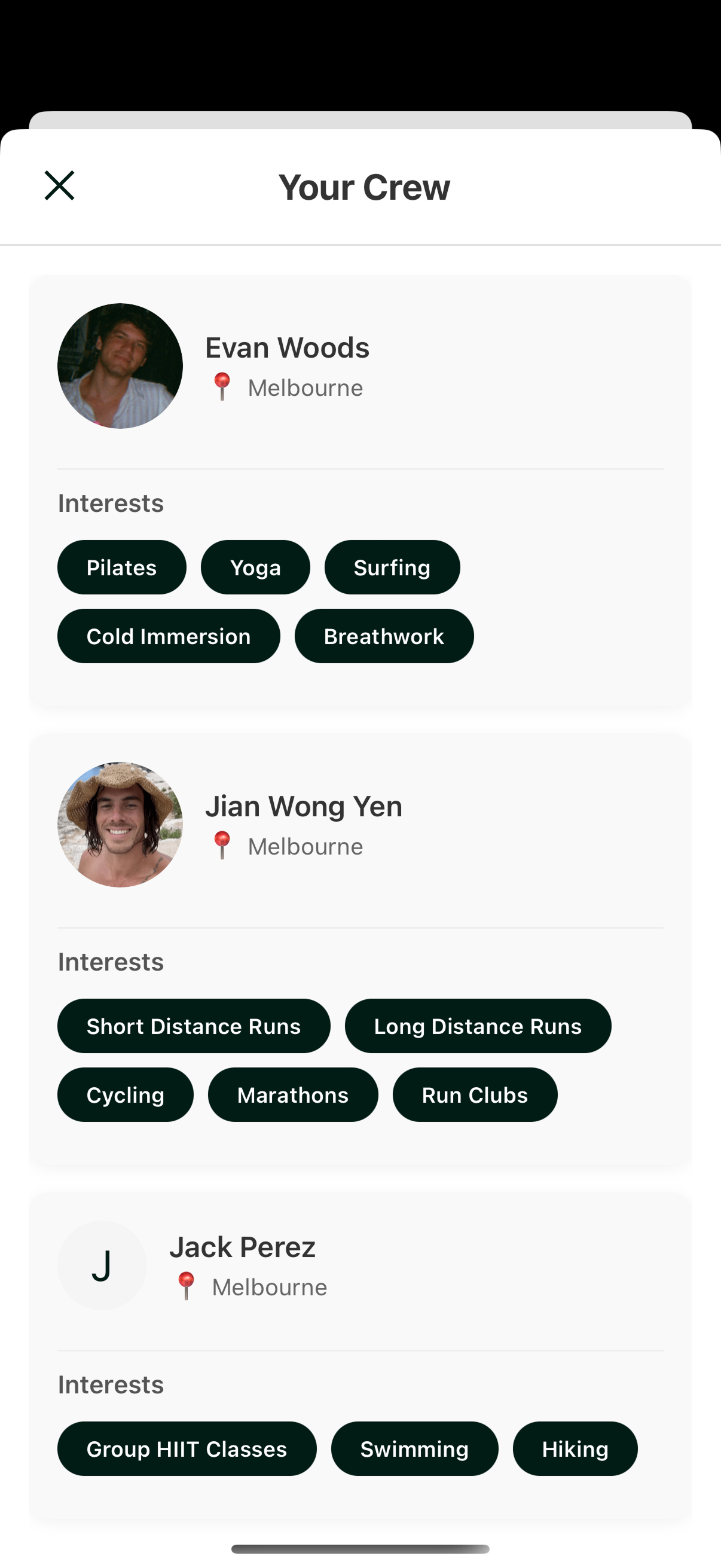 Crew List
